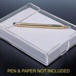 Clear Acrylic Notepad Holder 6-Pack (4x6 w/o Paper)