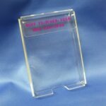 Clear Acrylic Notepad Holder 6-Pack (4x6 w/o Paper)
