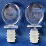 Acrylic Bottle Stopper   Blank   Clear   Oval (6-Pack)