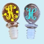 Acrylic Bottle Stopper   Blank   Clear   Oval (6-Pack)