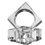 Square Acrylic Block Napkin Ring (Set of 24)