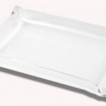 Acrylic Serving Tray 9x7 Pinch Corner Nested (Set of 24)