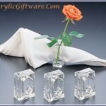 Acrylic Napkin Ring / Bud Vase Combo (Set of 12)