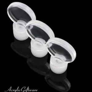 Round Acrylic Bottle Stopper Blank (50-Pack)