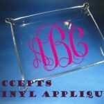 Acrylic Serving Tray 9x7 Pinch Corner Nested (Set of 24)