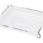 Acrylic Serving Tray 8x6 Pinch Corner (Set of 12)