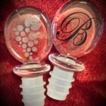 Acrylic Bottle Stopper   Blank   Clear   Oval (6-Pack)