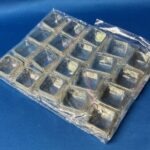 Square Rhinestone & Alloy Napkin Ring (20-Pack - SILVER)
