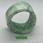 ACRYLIC RESIN CERAMIC NAPKIN RINGS (SET OF 12 - VERDE GREEN)