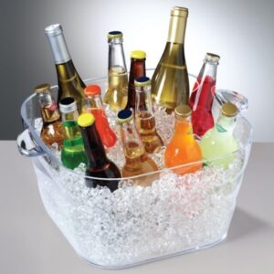 Acrylic Beverage Party Tub (Square & HUGE)