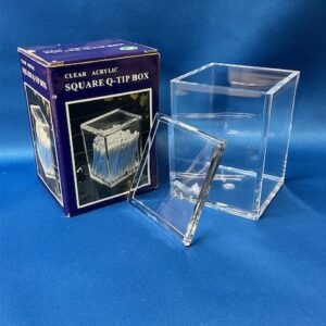Acrylic Swab Box (Q-Tip / Cotton Ball)