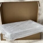 Acrylic serving tray with a bubble wrap