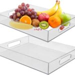 Dual set of Tray with fruits