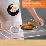 Acrylic Serving Tray Set of 2 (Nested "BUTLER STYLE")