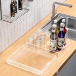 Acrylic Serving Tray Set of 2 (Nested "BUTLER STYLE")